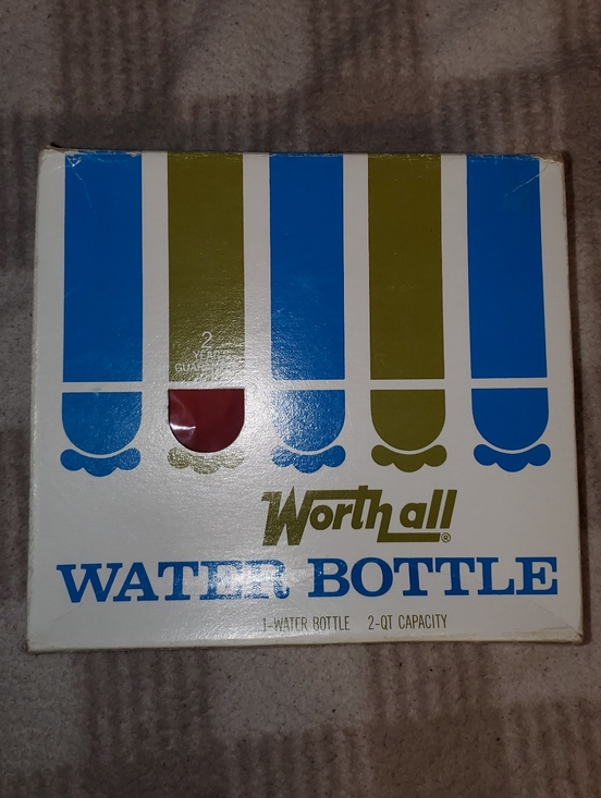 NIB Vintage Worthall Classic Red Hot Water Bottle Sealed Collectible - Picture 8 of 12